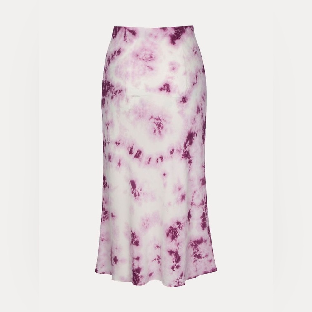 realisation par silk midi skirt